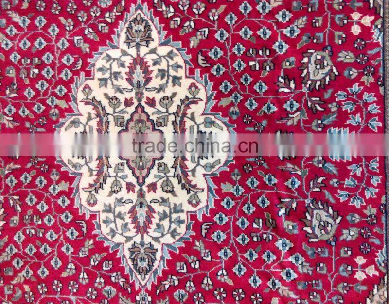 Wholesaler hand knotted handmade carpet pure merino wool carpet from Jaipur