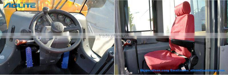 front end loader tractor with screening bucket