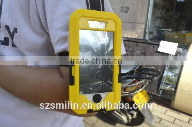 2015 New Touch Screen IPX8 8M Waterproof Phone Bike Motorcycle Holder Case for iPhone6 Plus iPhone4 4s 5 5s Protective Bag Mount