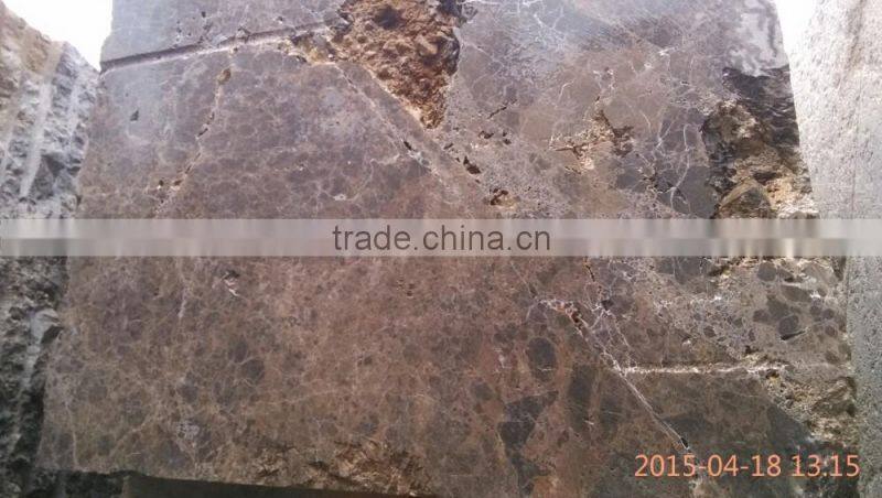 Spanish dark emperador marble slab