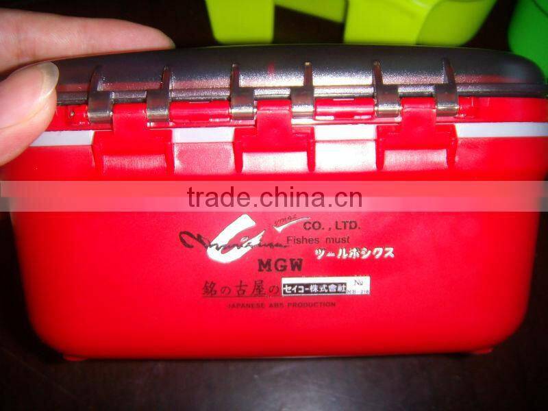 2014 Hot sale manufacturer sale clear plastic two layers fishing tackle box