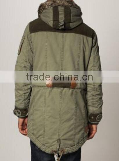 men's fashion parka Paneled Zip jacket,winter jacket coat,men jacket winter