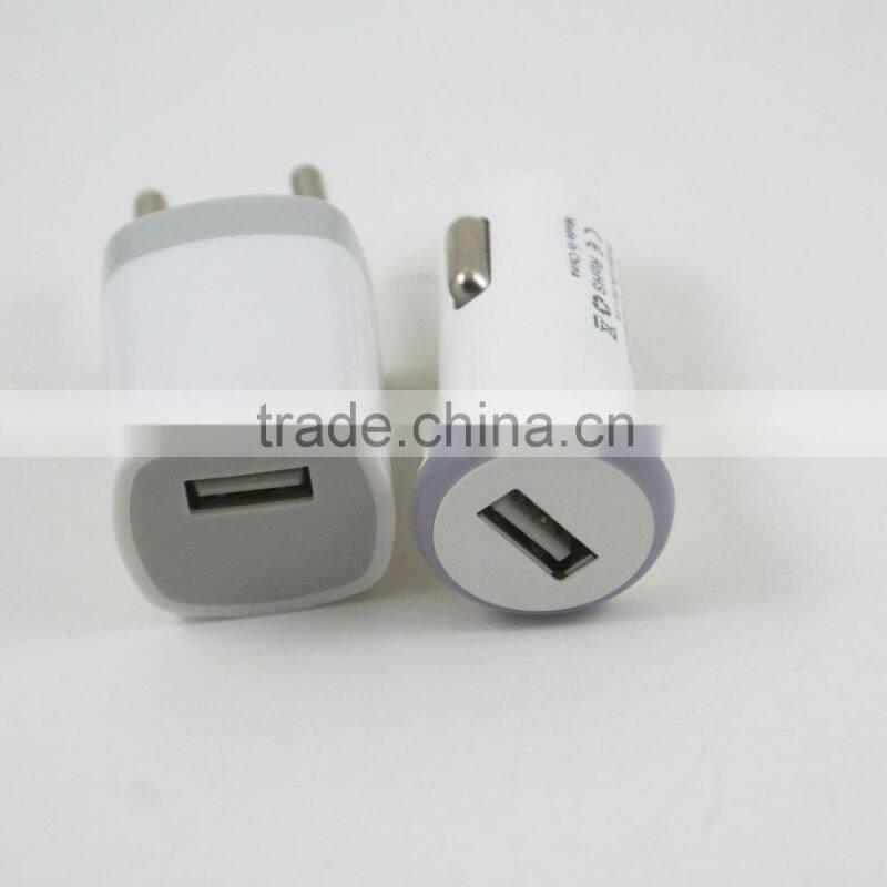 Hot-selling charger set braided usb cable plus 3.1A car charger for iPhone samsung