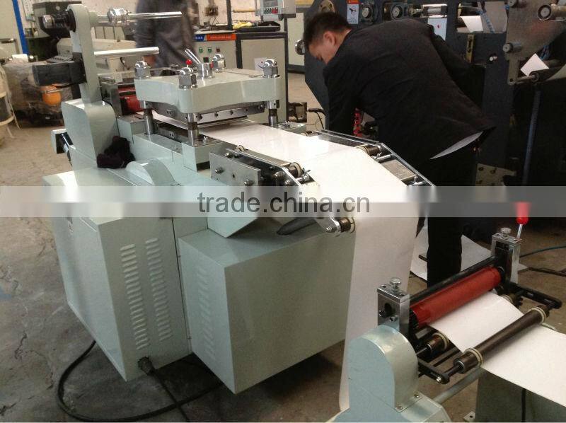 PLC Controlled Full-Automatic foam Tape/Label Platen Die Cutter