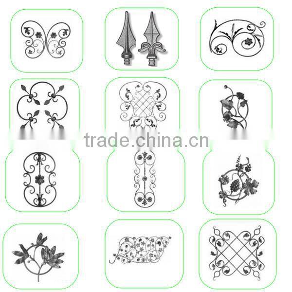 manufacturer hot sale wrought iron spearhead