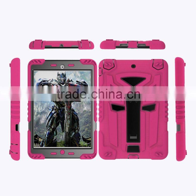 New arrived kidsproof autobot tab skin cover for iPad mini 7.9inch kickstand case