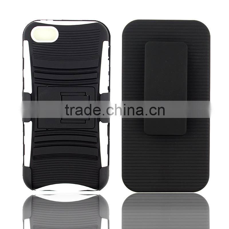 Protective holster cover for iPhone 5C with belt clip