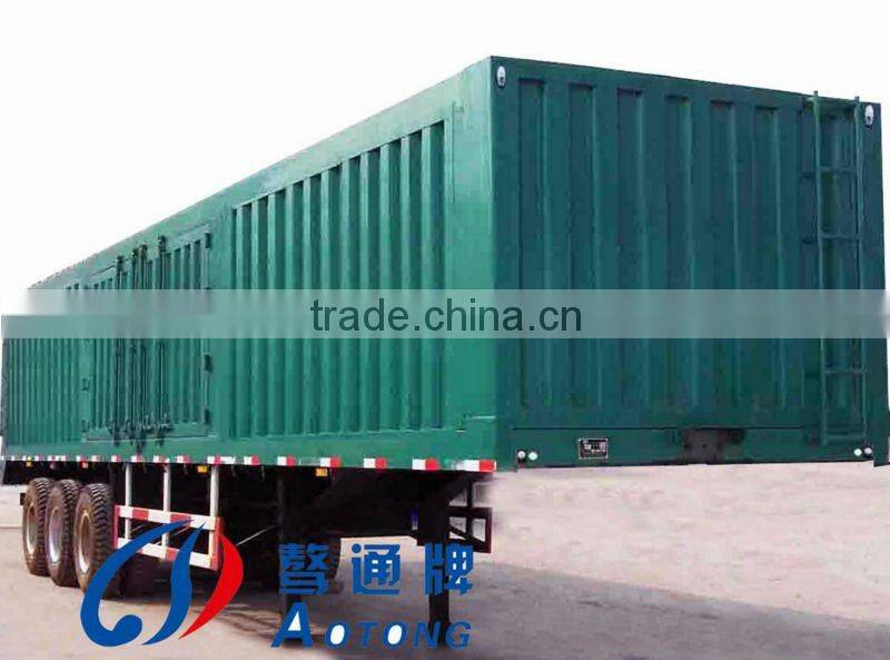 Cargo box semi trailer