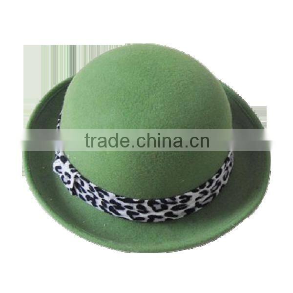 Fall or winter Wool Felt Bowler Hat On Sale