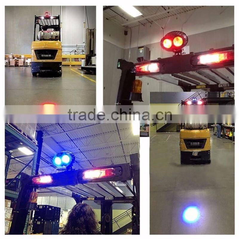 Forklift 10W cre-e Blue LED Safety Light 12V 24V Spot forklift truck Light use on forklifts, lift trucks, industrial equipment