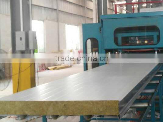 Rock Wool Sandwich Panel Insulated Metal faced for roof board