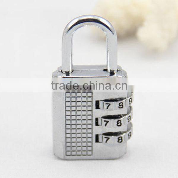 Popular 3 digital combination padlock Silver Smart Digital Combination Padlock CH-17D