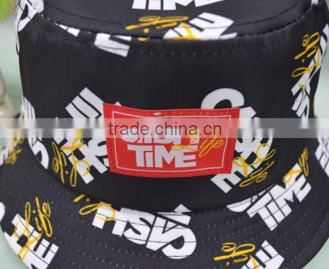 custom wholesale oem high quality design your own logo with woven label italia bucket hat