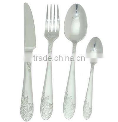Wholesale 24pcs stainless steel disposable cutlery set