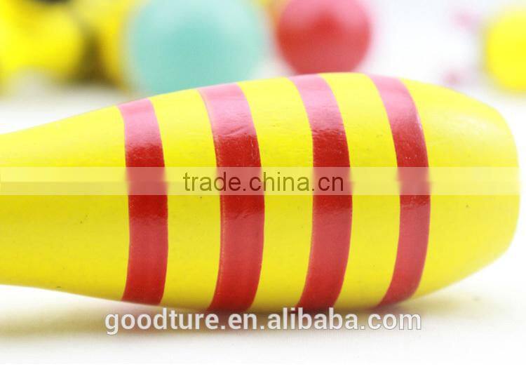 Wooden Bees Bowling Sporting Game