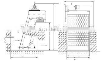 Back to Scoop Type sewage treatment machine aluminum Grille
