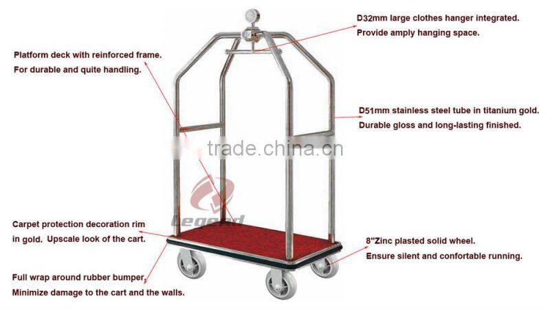 New style hotel trolley room service cart