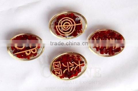 Mix Chakra Stone Orgone Disc Usai Reiki Set : Wholesale Orgonite Chakra Set Supplier