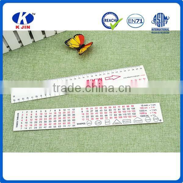 30cm school and office supplies funny ruler with double side scale