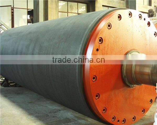 blind drill press roll for paper machine