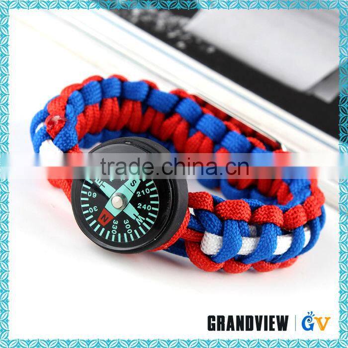 Factory supply attractive price blue survival bracelet