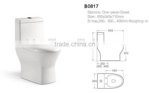 Toilets modern/ toilet bowel wc manufactory in alibaba China B0817