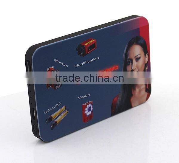 LED light portable charger power bank slim