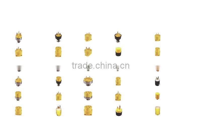 South American female & male socket