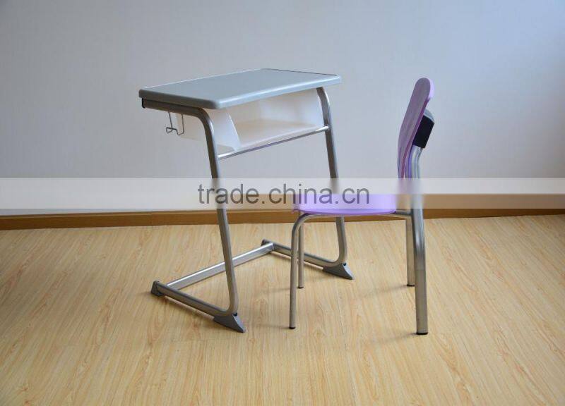 standard dimensions size of modern school desk and chair furniture equipments HXZY064