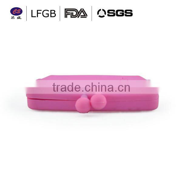 hot promotional silicone purse / silicone coin purse for girls
