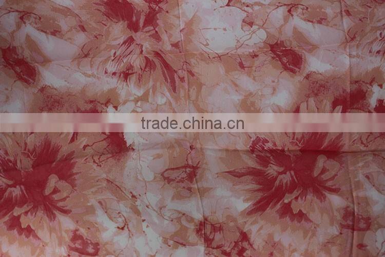 100% viscose printed fabrics slim weding dressn material rayon georgette cloth