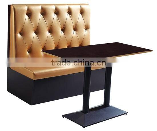 Sanlang foshan factory fast food comfotable restaurant sofa booth seating