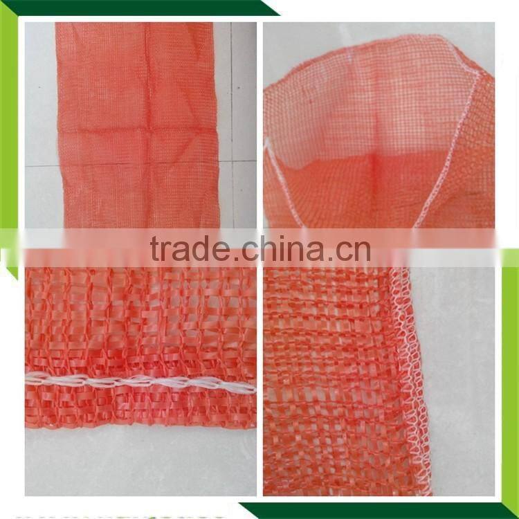 hdpe raschel knit mesh net bags raw material , wholesale drawstring bag PE raschel mesh net bags