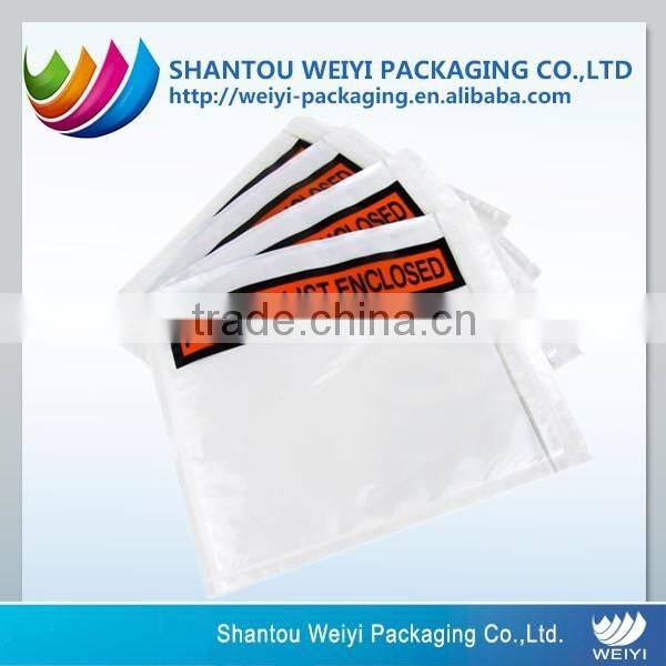 opp bag header packing /poly bag with header card