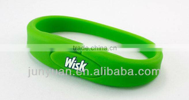 silicon USB stick bracelet giveaways