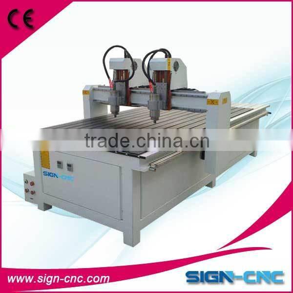 Double process 3 axis 3d cnc router for woodworking 1325-2