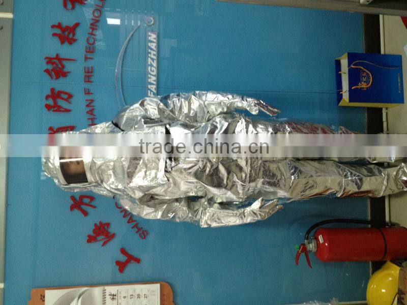 fire resistant suit with aluminum foil,alumizied fire suit,fire retardant clothing,fire clothing,fire protective clothing