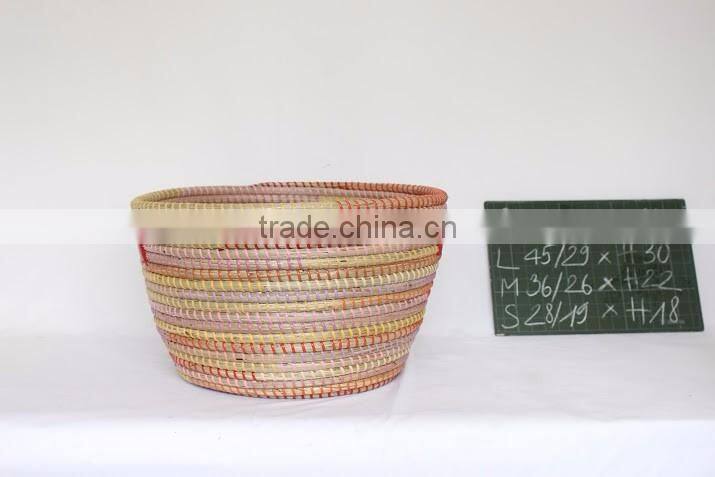 Seagrass storage basket