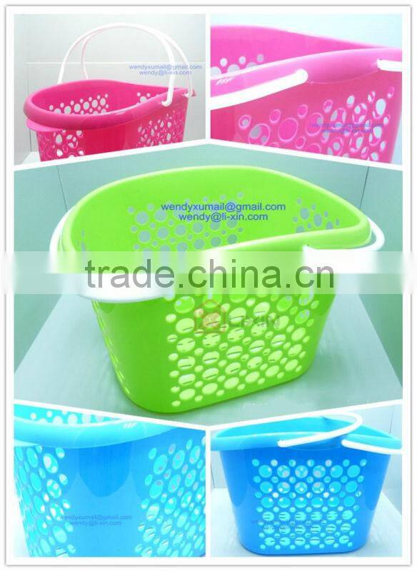 Plastic storage basket/basket/Handle basket/Mini baskets/Sundries Basket/oblong basket/small basket/kid basket/Shopping Basket
