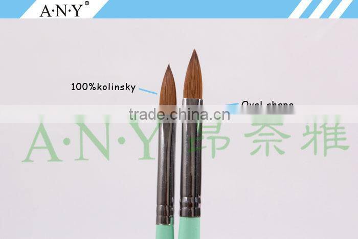 ANY Nail Art Care Pure Sable Nail Brushes for Acrylic Extension Nails