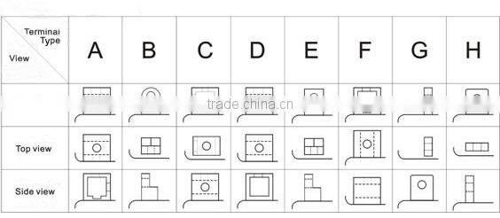 Brand new 2016 start generator use sla storage long recycle life car battery purchase