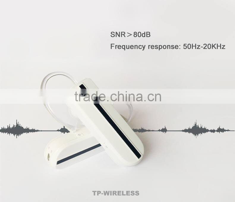 TP-WIRELESS UHF WTG12 Wireless Tour Guide System Mini Earhook Receiver Wireless transmitter system 1 Transmitter 1 receiver