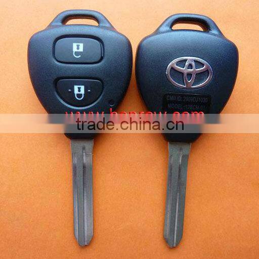 High Quality Toyota 2 Buttton Remote key with 433Mhz 4D67 Chip,Toyota keys