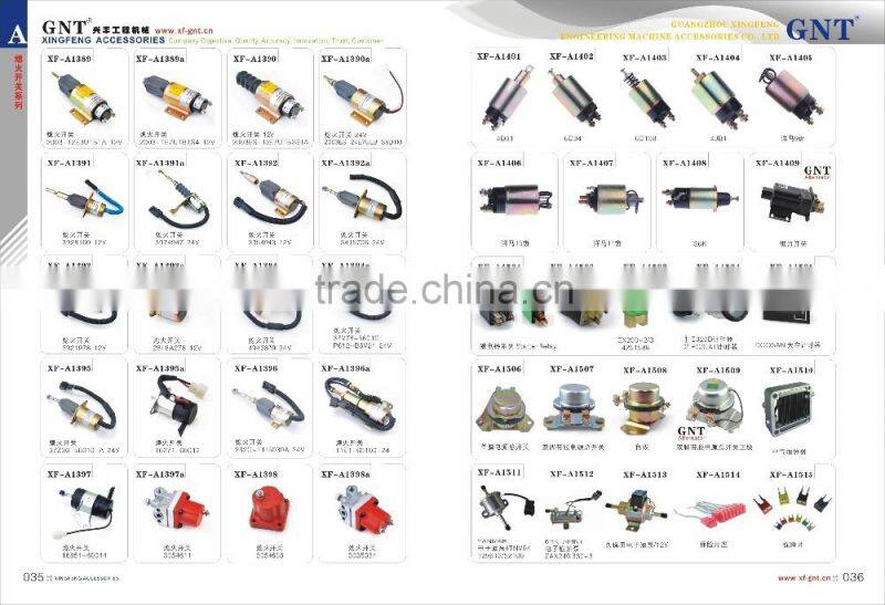 excavator parts PC350-7 3930234 Flameout switch