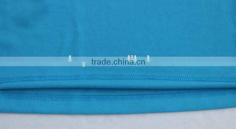 OEM 100% Polyester t shirt V neck ,heat transfer printing t shirt