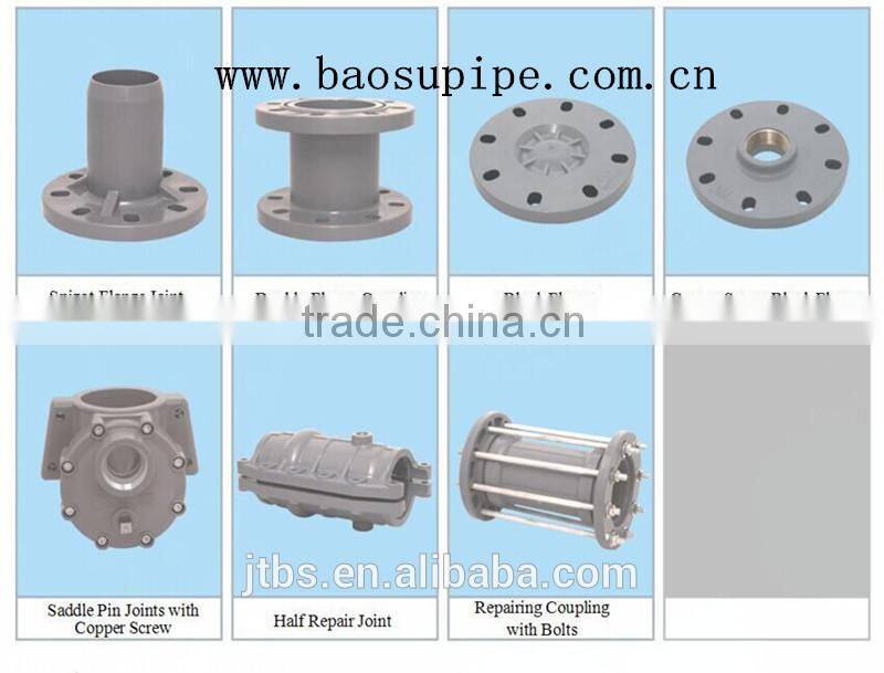socket-spigot 90 elbow PVC plastic pipe fittings for water pipe