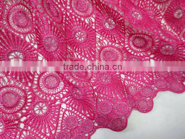 New Arrival/tw087/yellow /nigeria Guipure Lace/water Soluble Lace/cotton Guipure Lace Fabric For Wedding/party