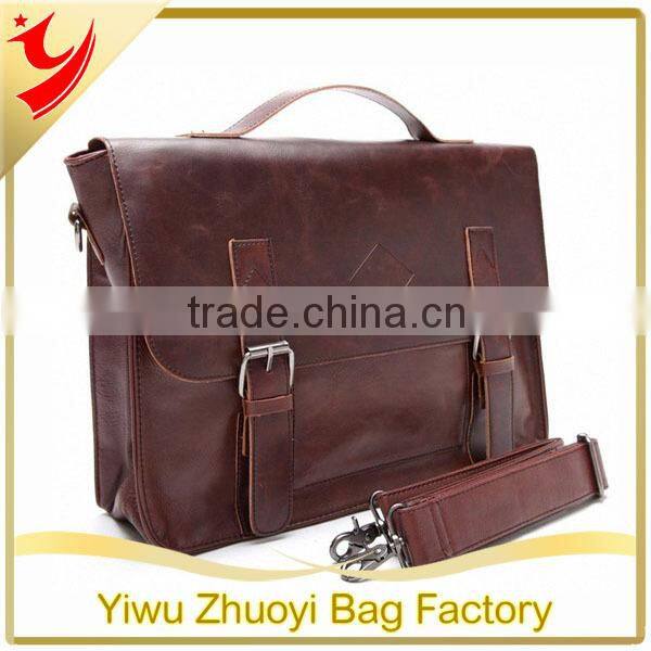 Vintage PU Leather Briefcase, Shoulder Business Laptop Bag, Messenger Bags