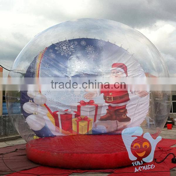Cheap Price Holiday Gaint Inflatable Snow Globe