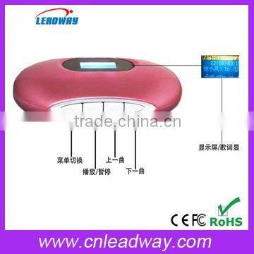 Portable stereo mini MP3 speaker with LED and radio for Christmas Promotional Gift